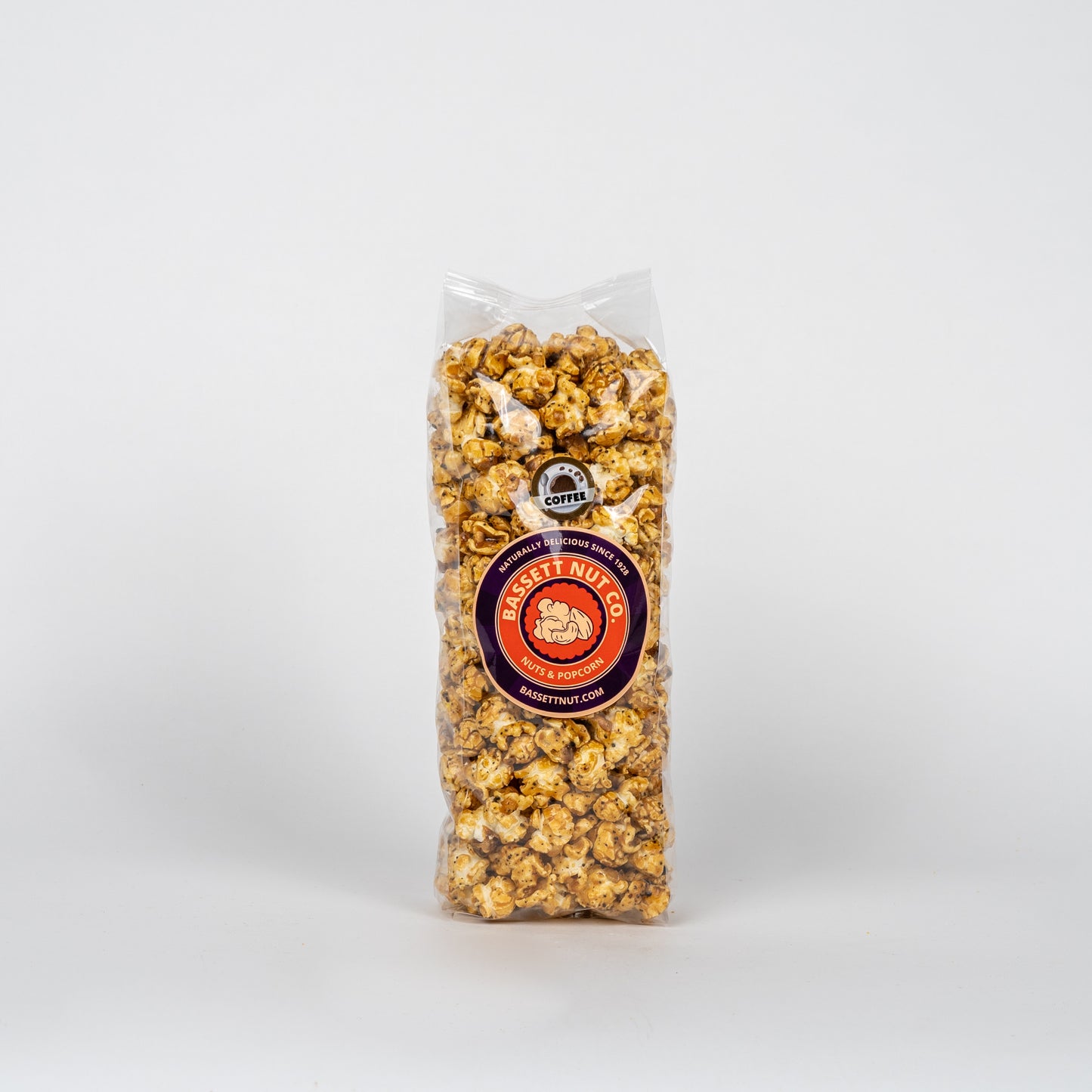Coffee Caramel Corn Bassett Nut Co. Toledo, Ohio