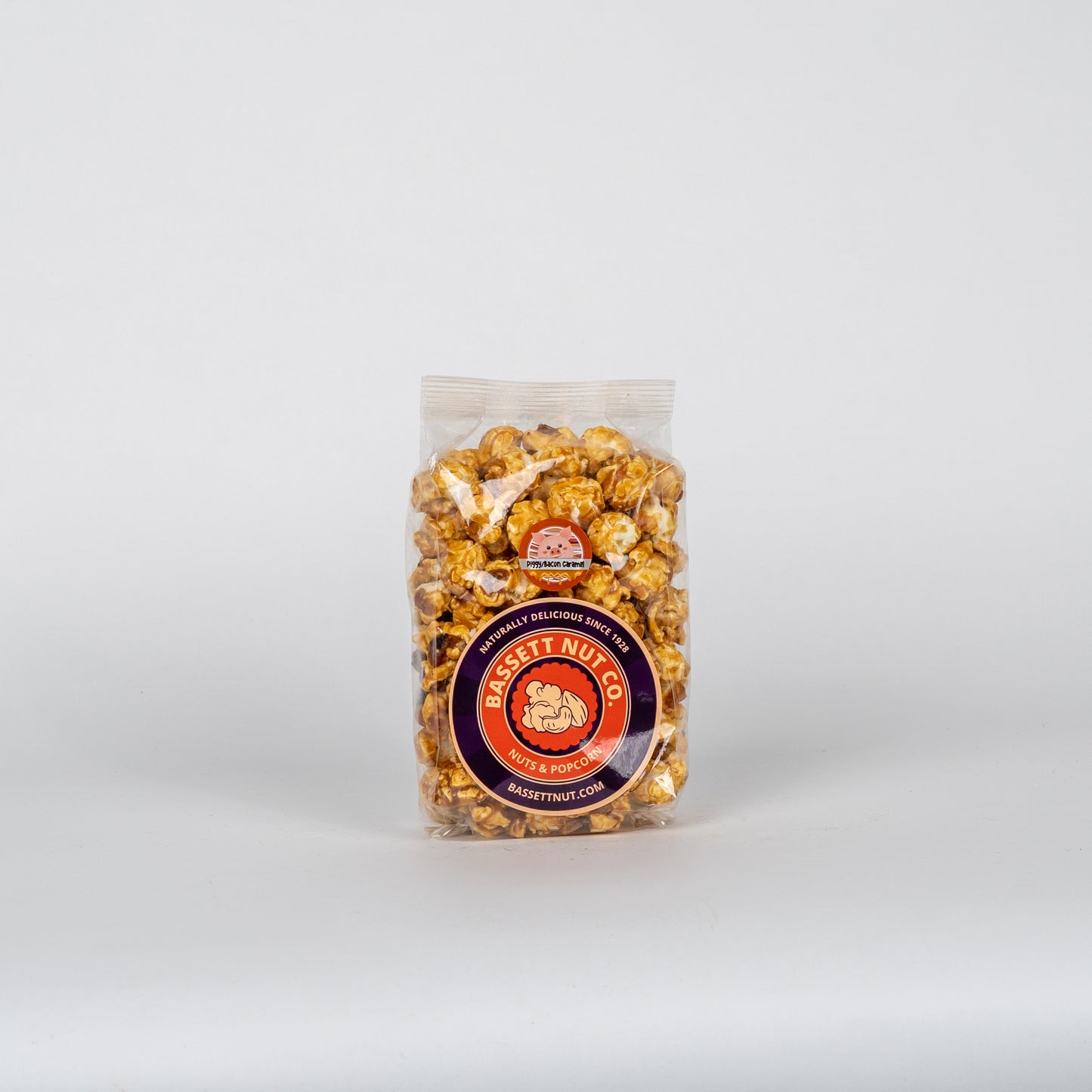 Caramel and Bacon Popcorn Bassett Nut Co. Toledo Ohio