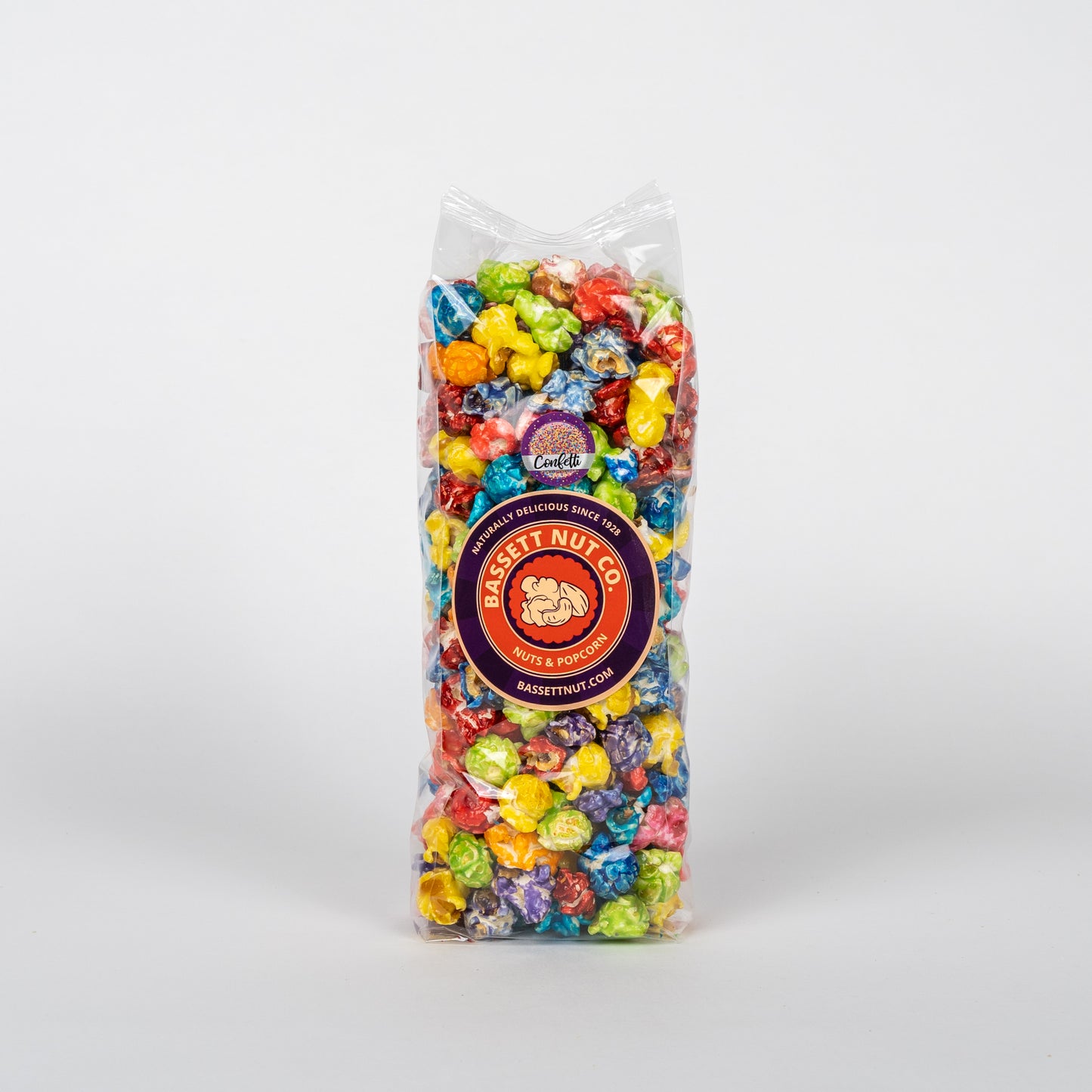 Confetti Popcorn Bassett Nut Co. Toledo Ohio