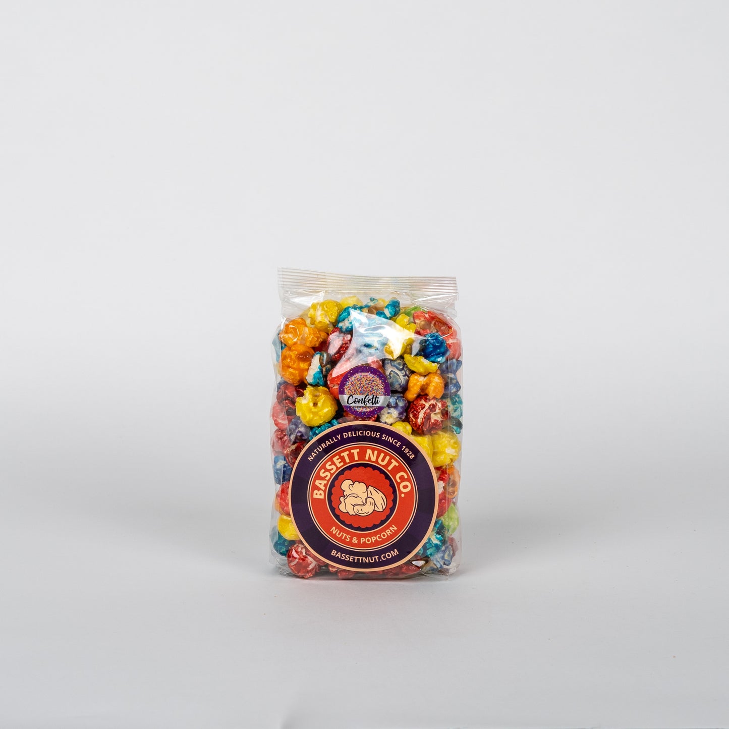 Confetti Popcorn Bassett Nut Co. Toledo Ohio