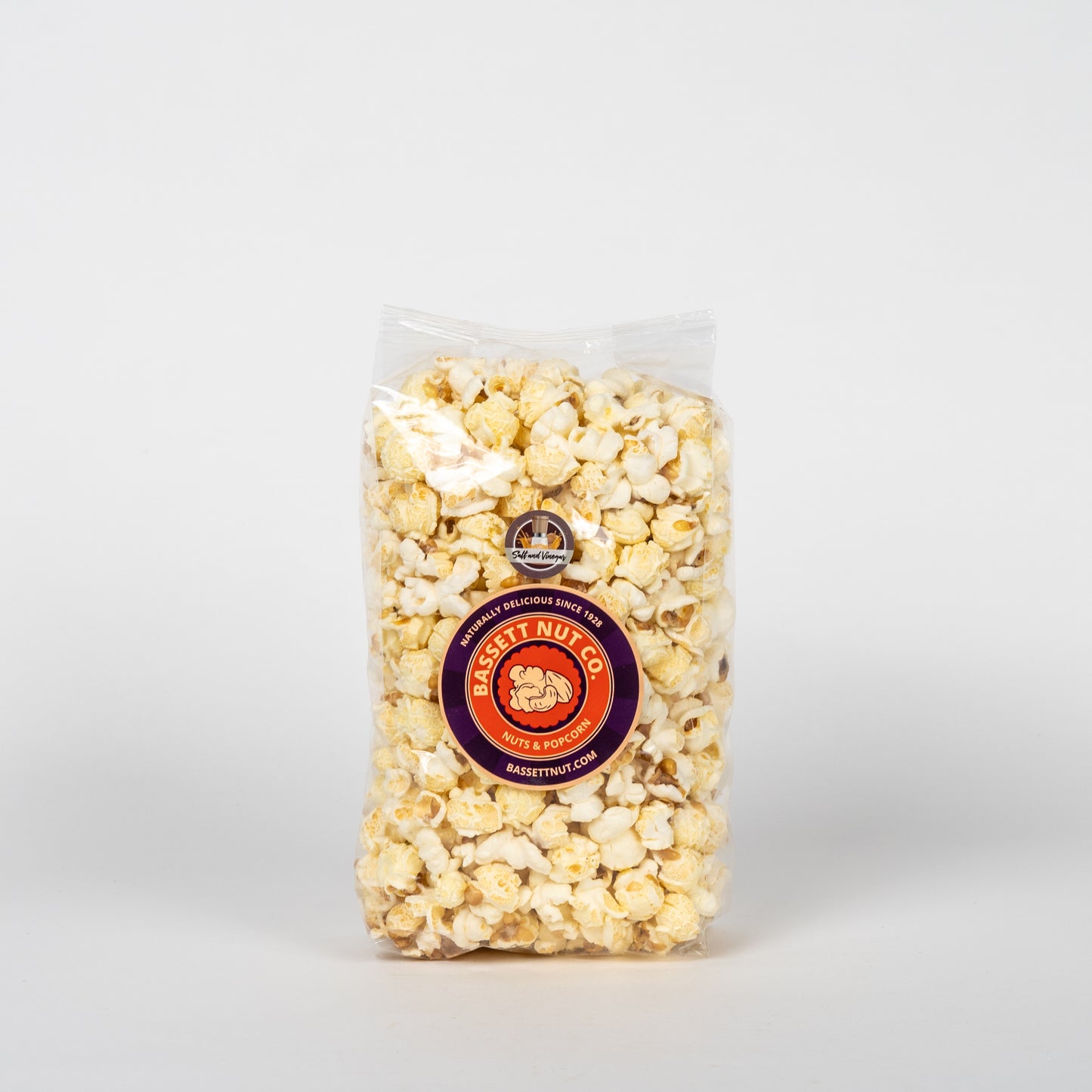 Salt and Vinegar Popcorn Bassett Nut Co. Toledo Ohio
