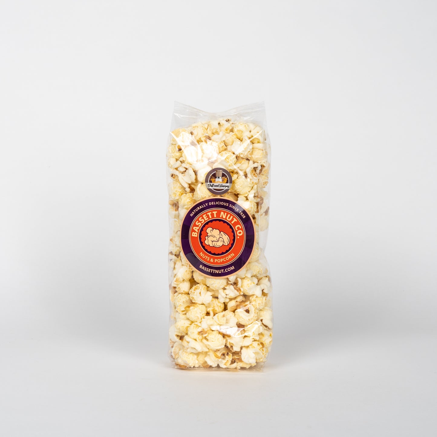 Salt and Vinegar Popcorn Bassett Nut Co. Toledo Ohio