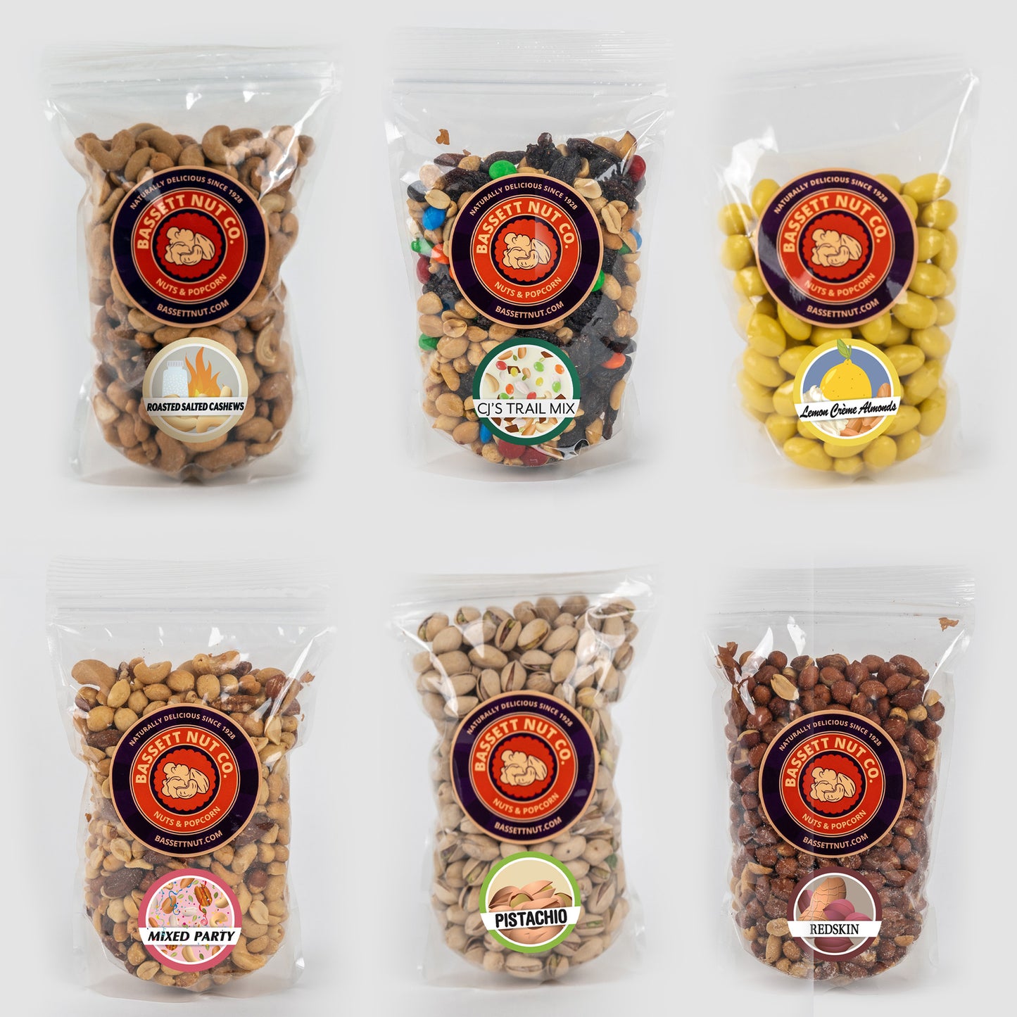 Nut Box-Six 1 Pound Bags