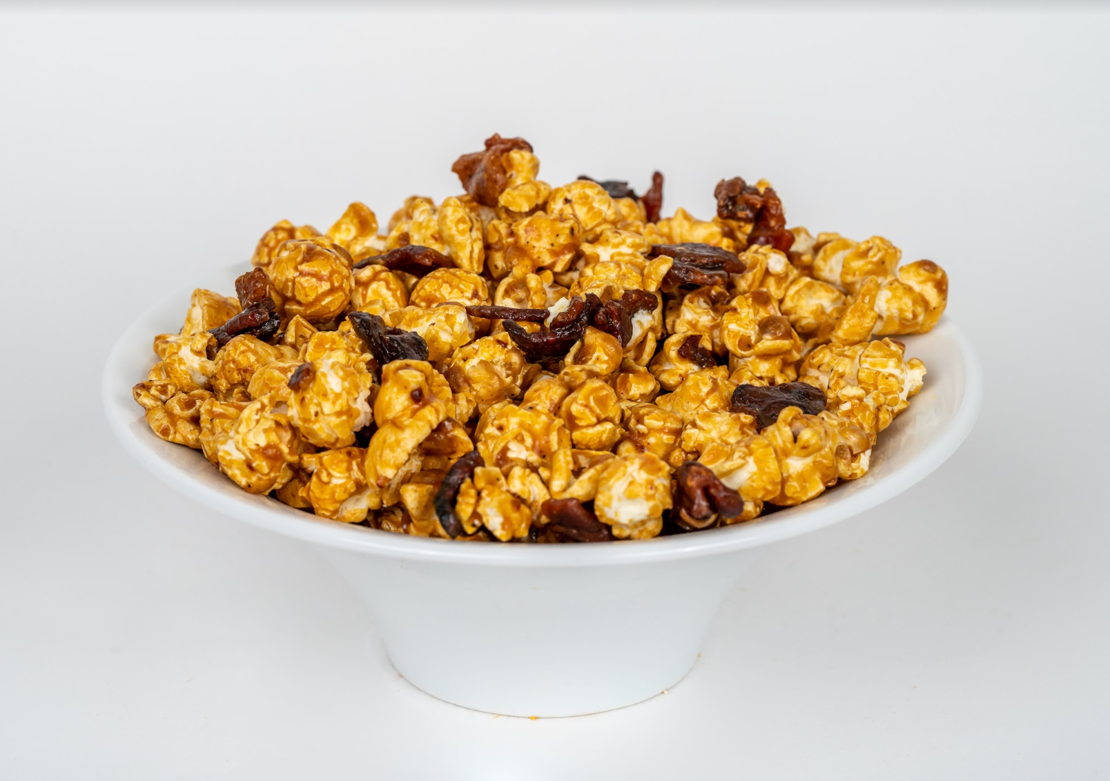 Caramel and Bacon Popcorn Bassett Nut Co. Toledo Ohio