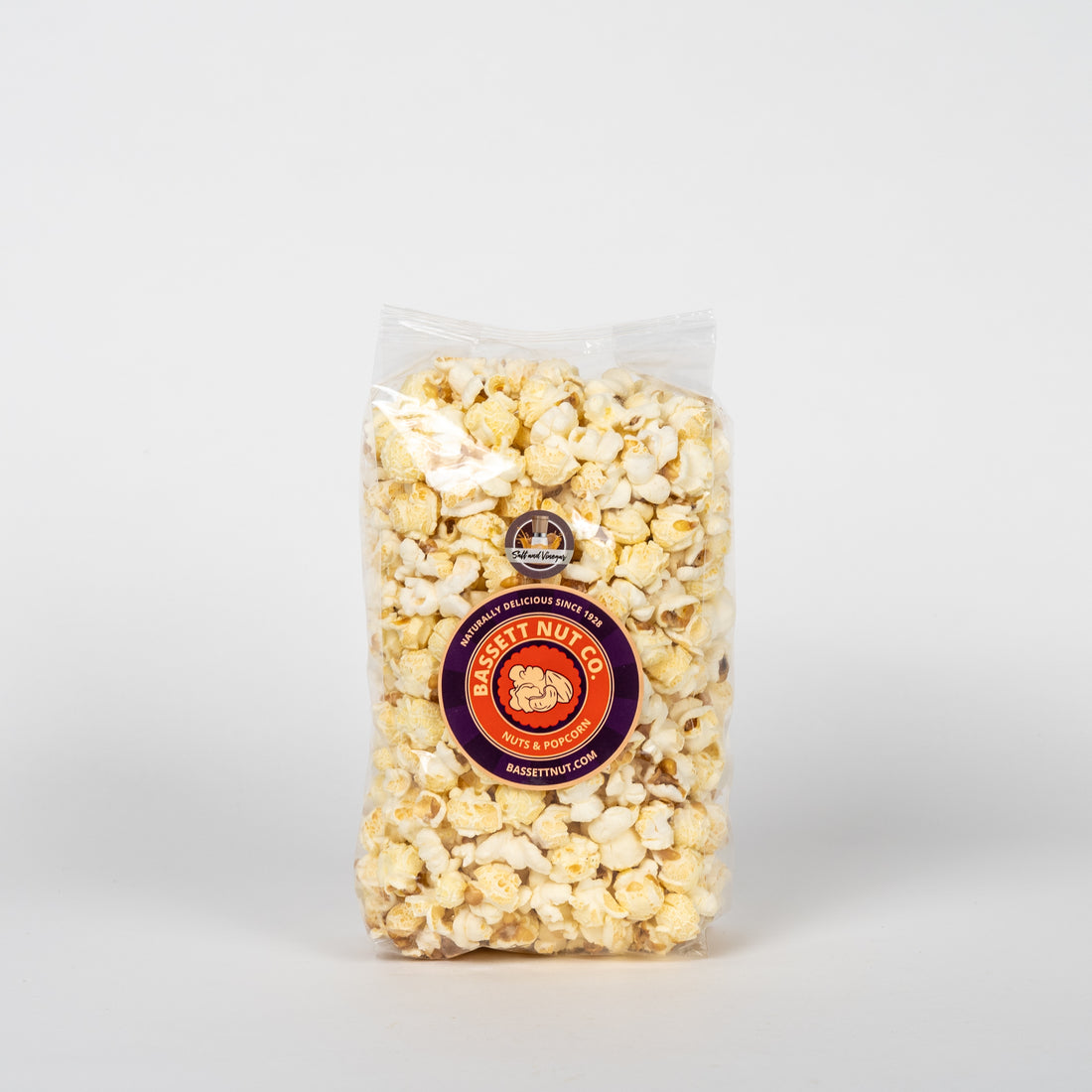 Salt and Vinegar Popcorn Bassett Nut Company